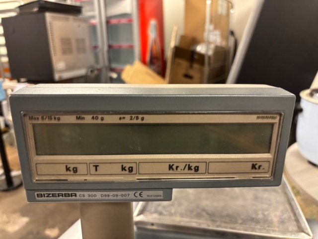 1563305-2 Shop scale with display - Bizerba CS 300