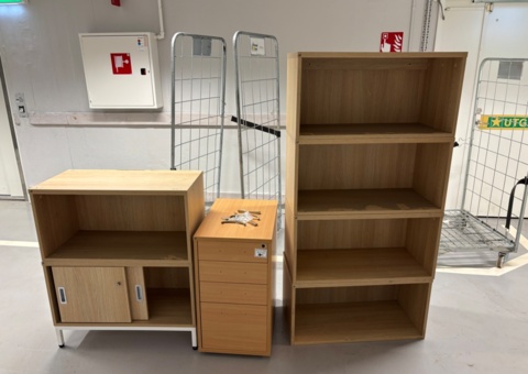 Office furniture collection – shelves and filing cabinets