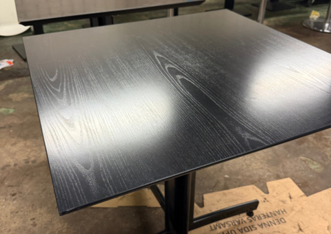 Café tables with square table tops – 2 pcs