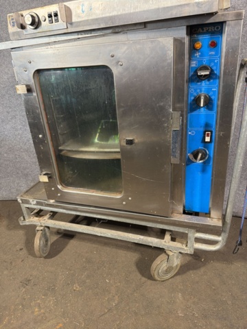 1533144-2 Grill table with lighting, oven and cart - Alto-Shaam / Capro