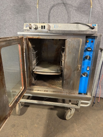 1533144-4 Grill table with lighting, oven and cart - Alto-Shaam / Capro