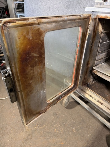 1533144-5 Grill table with lighting, oven and cart - Alto-Shaam / Capro