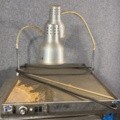 1533144-9 Grill table with lighting, oven and cart - Alto-Shaam / Capro