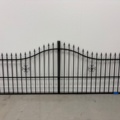 1563323-1 Double gate 400 cm manual – Sigtuna, wrought iron gate for driveway
