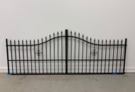 1563323 Double gate 400 cm manual – Sigtuna, wrought iron gate for driveway