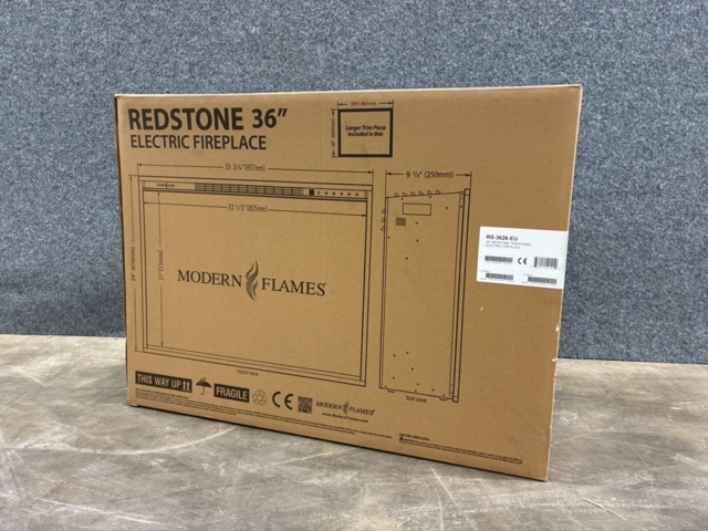 1565646-3 36" Elektrisk kamin Modern Flames Redstone RS-3626-EU