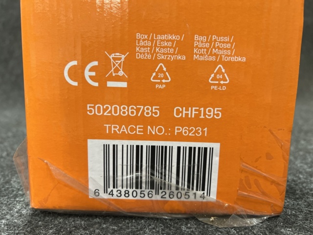1565734-7 2 st Konvektorelement Prof 750/1250 2000W