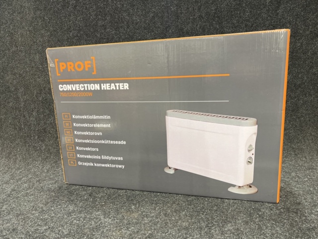 1565740-3 2 convector elements Prof 750/1250 2000W