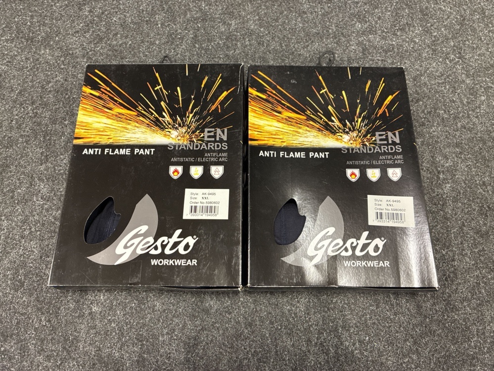 1567258-1 2 st Flamskyddade underställsbyxor Gesto, Strl XXL