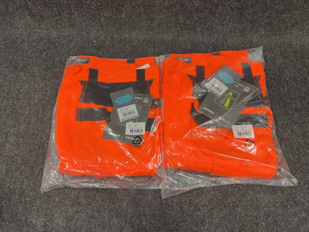 1567289-2 2 st Hantverksbyxor Gesto HIVIS Klass 2, Strl C58
