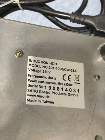 1533184-5 Induktionshäll - SARO 301-1020/CW-25A