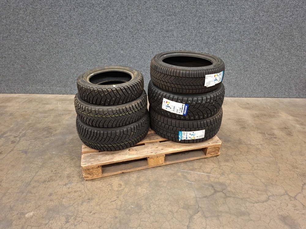 1567545-1 6 st Dubbdäck/Friktionsdäck Michelin, Goodyear m.m.