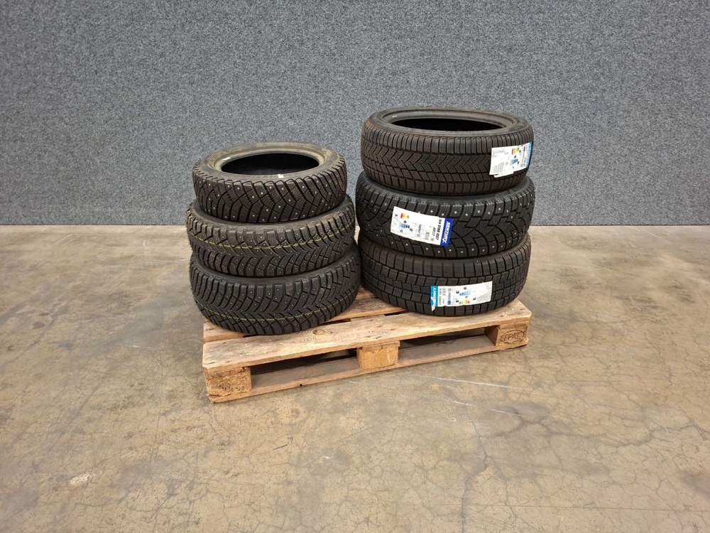 1567545-2 6 st Dubbdäck/Friktionsdäck Michelin, Goodyear m.m.