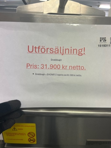 1519311-6 Varmluftsugn - GGM Gastro EHONP17