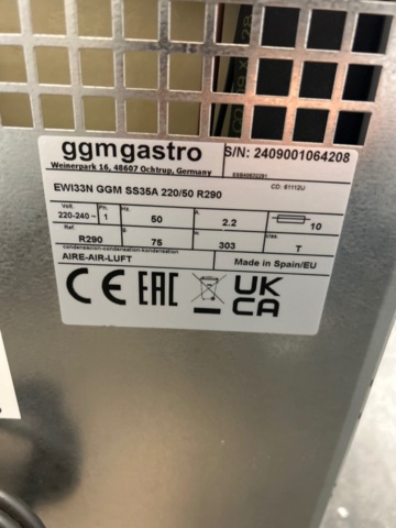1519321-5 Ismaskin - GGM Gastro EWI33N GGM SS35A