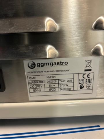 1519322-8 Pastamaskin - GGM Gastro NMF8N