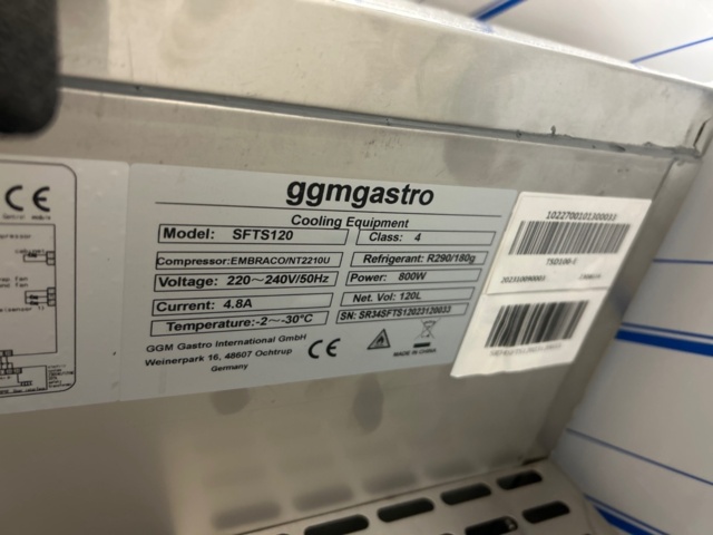 1519323-6 Blastchiller - GGM Gastro SFTS120