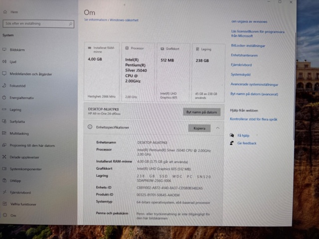 1529470-2 All-in-One PC with accessories - HP 24-df0101no