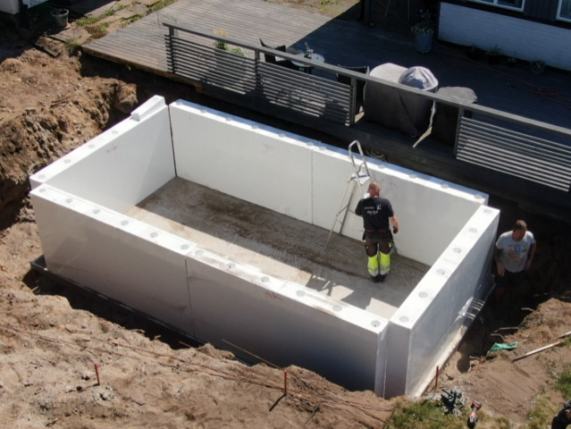 1567662-2 Pool frame, Thermowall 3x4m