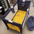 1308577-3 Foldable travel cot with accessories - Kiddi-o