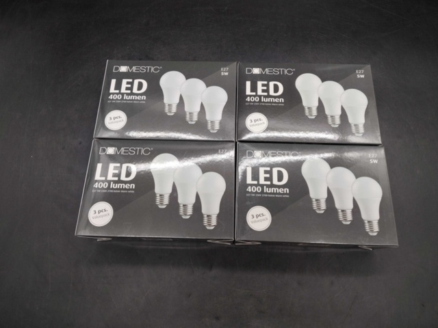 1568088-2 LED bulbs, 27 pcs - Domestic, E27, 400 lumens