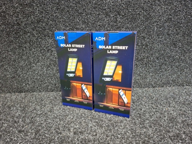 1567742-1 2 pcs Solar powered lights 160 COM LED incl. remote control