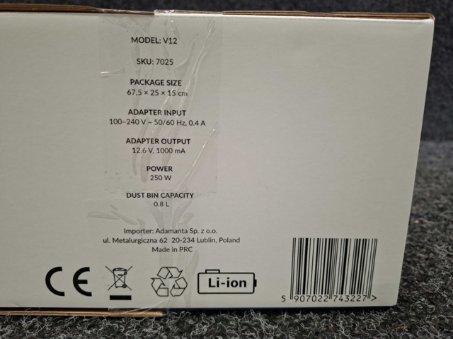 1567768-5 Cordless vacuum cleaner 2in1 - Advanced suction technology