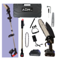 1567816-2 Telescopic mini chainsaw including 21V lithium battery