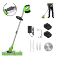 1567824-1 Cordless grass trimmer 3-in-1 with lithium battery, including 2 batteries - ADM