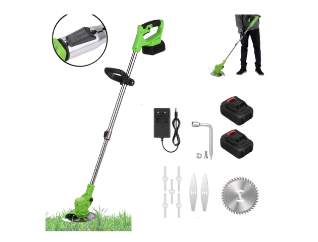 1567824-1 Cordless grass trimmer 3-in-1 with lithium battery, including 2 batteries - ADM