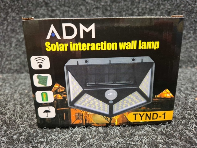 1567754-3 2 pcs Solar Lights Outdoor 100 LED - Motion Detector