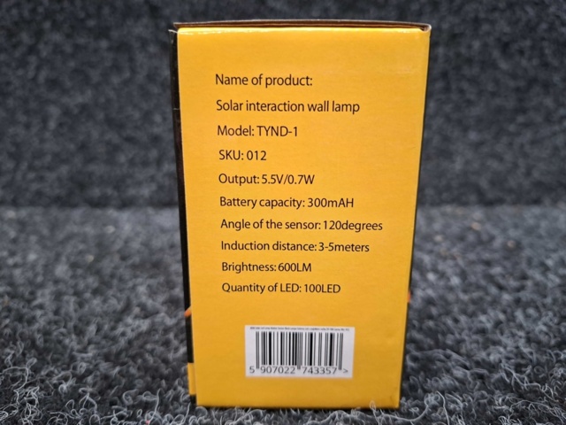 1567755-4 2 st Solarlampor Utomhus 100 LED - Rörelsedetektor