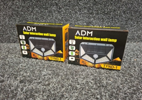 2 st Solarlampor Utomhus 100 LED - Rörelsedetektor