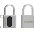 1568312-1 Hänglås, 4 st - Miller's Fingerprint, fingeravtryck, upp till 20 användare