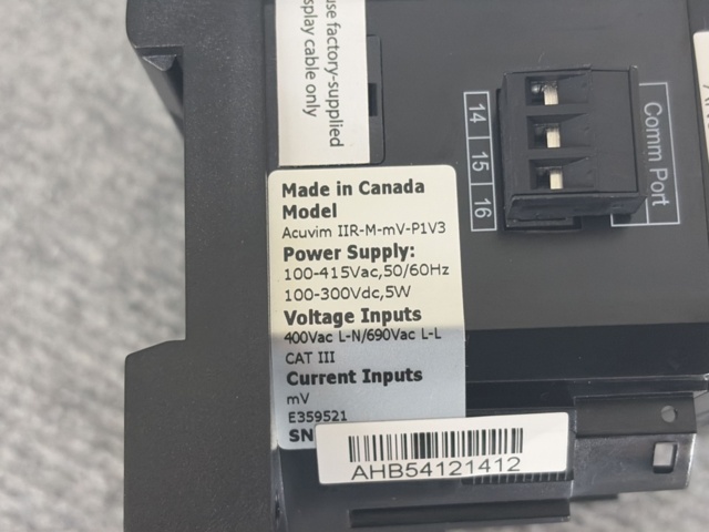 1308579-5 Power meter - Accuenergy Acuvim IIR-M-mV-P1V3