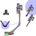 1567760-2 Cordless vacuum cleaner ADM with foldable tube