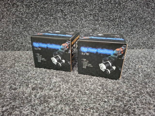 1567747-2 2 Headlamps High Power 3xT6+2LED