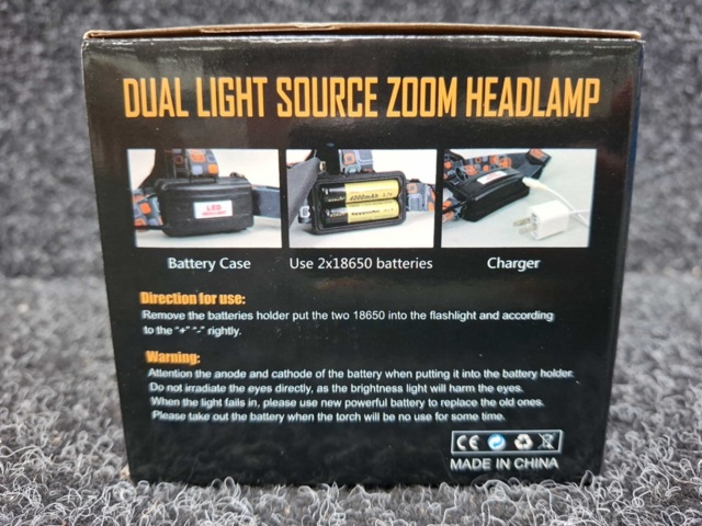 1567747-4 2 Headlamps High Power 3xT6+2LED