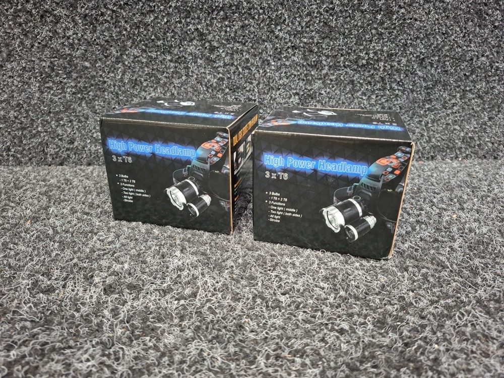 1567749-2 2 Headlamps High Power 3xT6+2LED