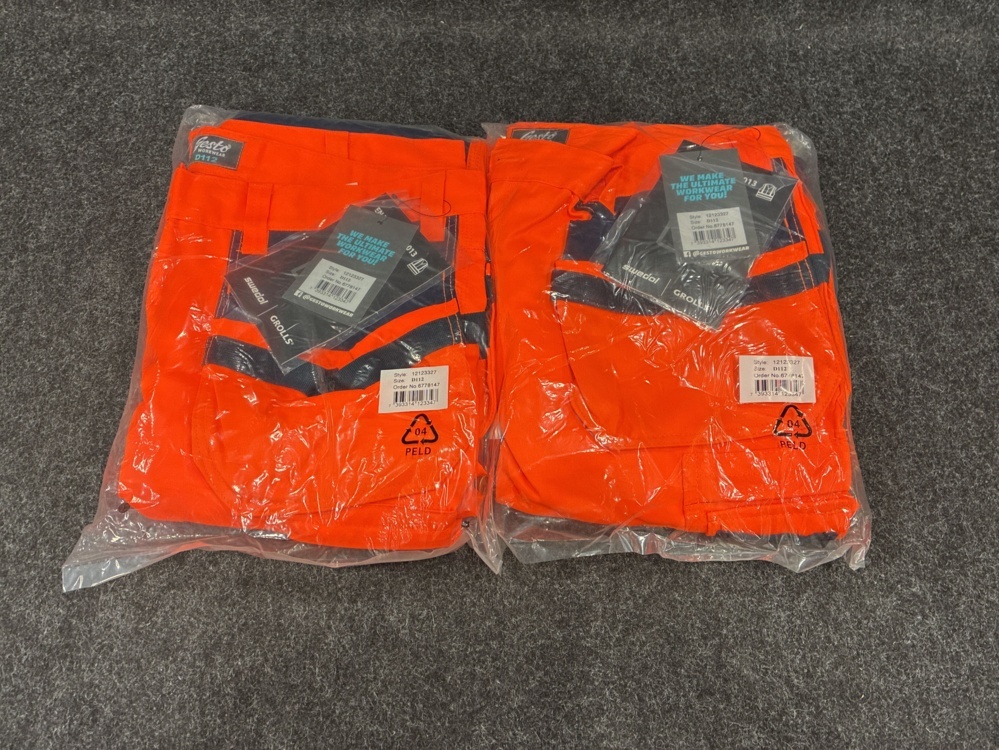 1569585-2 2 st Hantverksbyxor Gesto HIVIS Klass 2, Strl D112