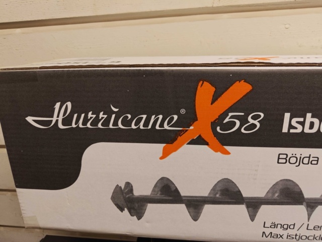 1485529-2 Ice auger with hand crank - Hurricane X58 150mm