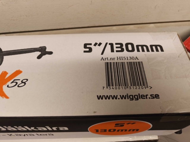 1485533-3 Ice drills 2 pcs - Hurricane X58 130mm