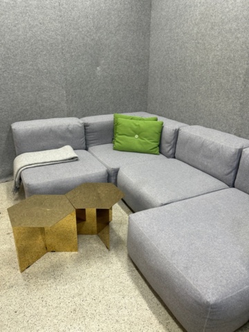 1545969-2 Modular sofa with 2 coffee tables - HAY Mags Soft