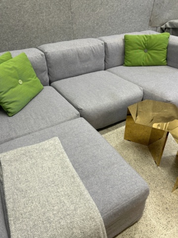 1545969-3 Modular sofa with 2 coffee tables - HAY Mags Soft