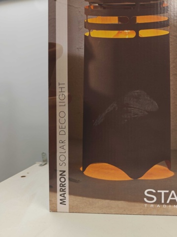 1485543-3 Solar cell lighting 3 pcs - Star Trading Marron
