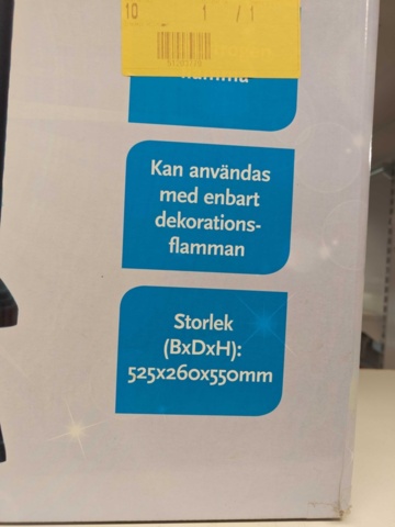 1485544-5 Dekorationsbrasa med värme - Heat-It