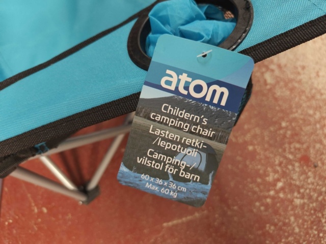 1485548-3 Campingstolar för barn 20 st - Atom