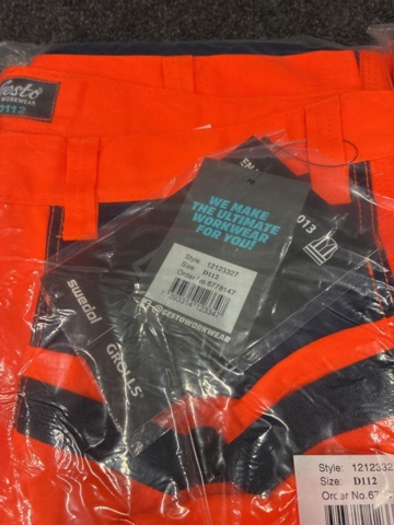 1569587-4 2 pcs Craftsman trousers Gesto HIVIS Class 2, Size D112