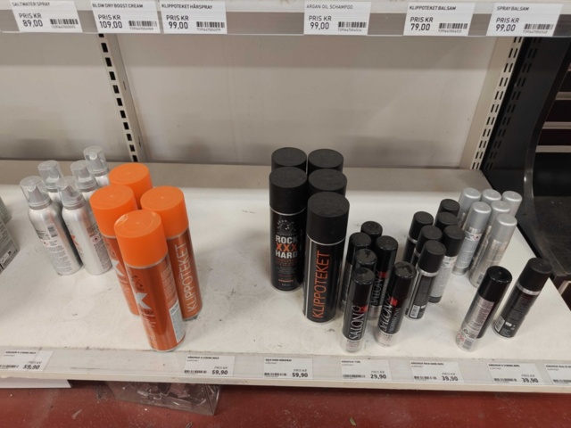 1485554-12 Collection of various beauty items, hair care, etc.