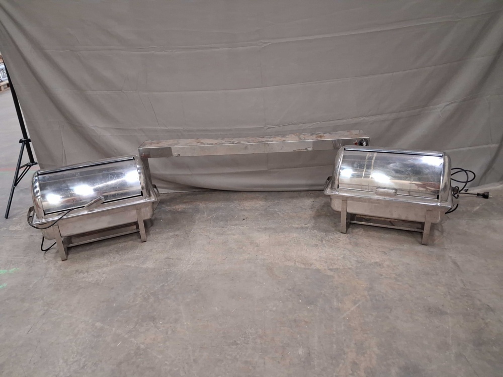 1569719-1 Warm buffet - heat lamp and water bath